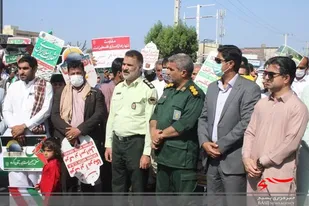 حضور با شکوه مردم انقلابی چابهار در راهپیمایی روز قدس