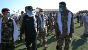 دیدار فرمانده کل سپاه با بسیجیان جزیره بوموسی