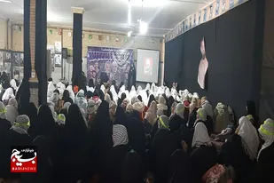 اجتماع دختران حاج قاسم در شهرستان رزن