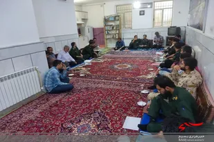 دیدار فرمانده سپاه ناحیه سرخه با بسیجیان پایگاه مقاومت محمد رسول الله (ص) لاسجرد