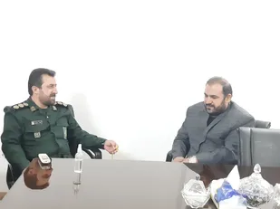 دیدار مدیر صداوسیمای پیشوا با فرمانده سپاه