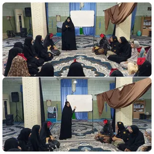 باحضور مسئول بسیج جامعه زنان شهرستان بندرسیریک: