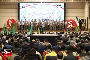 تجمع بزرگ شکوه اقتدار بسیجیان استان اردبیل+تصاویر