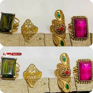 اهدای۴حلقه انگشتر طلا توسط خواهران بسیجی پایگاه حضرت خدیجه(س)گراییک بندرسیریک
