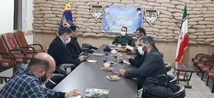 نشست خبری فرماندهی سپاه ناحیه قوچان با اصحاب رسانه شهرستان به مناسبت هفته بسیج