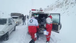جست و جو و نجات یک مفقودی در ارتفاعات روستای جزوان توسط هلال احمر زنجان