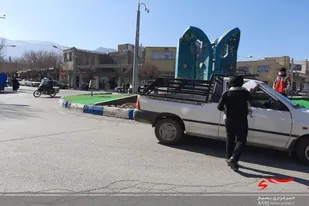 موکب هنری به مناسبت سالگرد شهادت سردار سلیمانی در دهاقان