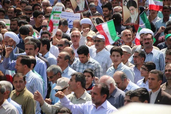 راهپیمایی روز قدس مرکز استان گلستان-تیرماه 95