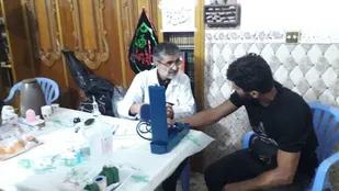 ارائه خدمات درمانی رایگان به زائران حسینی
