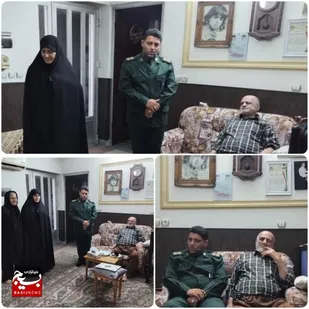 دیدار و تجلیل از خانواده معظم شهید مقوی