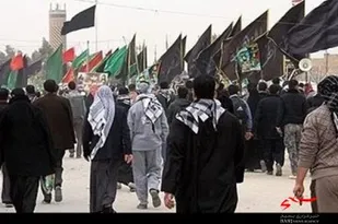 برگزاری موکب در شهر گندمان