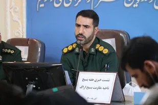 نشست خبری هفته بسیج ناحیه مقاومت بسیج اراک