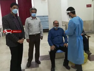 انجام تست کرونا از کارکنان دانشگاه صنعتی شاهرود