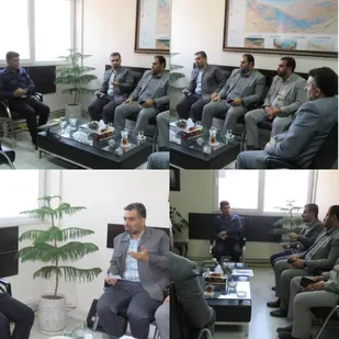 دیدار مسئول بسیج مهندسین صنعت و معدن مازندران با سرپرست سازمان صمت استان