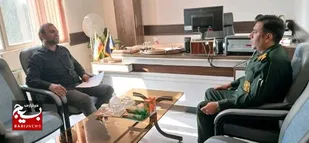 دیدار مسئول سازمان بسیج رسانه استان، با معاون روابط عمومی سپاه امام حسن مجتبی (ع) استان البرز