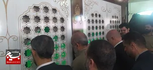 ادای احترام وزیر کشور به مقام والای شهدای شلمچه