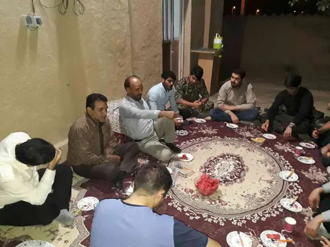 پیاده روی بسیجیان پایگاه شهید بهشتی گرمسار به مناسبت شهادت شهید حججی+عکس