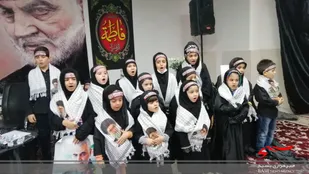 مراسم گرامیداشت شهید سردار قاسم سلیمانی با عنوان"عمو قاسم"ویژه کودکان در اشتهارد برگزار شد