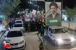 حضور حماسی و پرشور مردم شهرستان فامنین در راهپیمایی قیام لیل