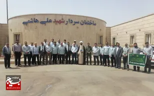 آیین افتتاح پایگاه مقاومت بسیج در شرکت صنایع فولاد شادگان