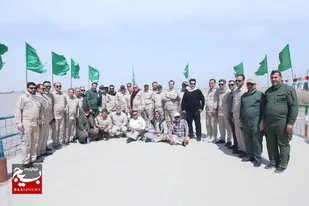بازدید مسولان استان قزوین از منطقه عملیاتی اروند کنار جنوب کشور&nbsp;