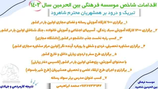 اجرای ۹۰۰ کارگاه آموزش رسانه و فضای مجازی در شاهرود