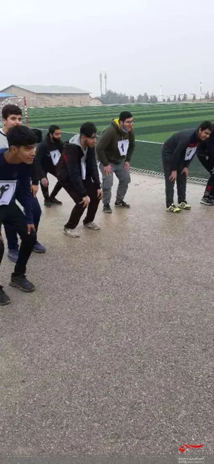 برگزاری تست آمادگی جسمانی بسیجیان