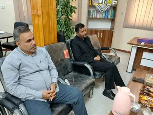 دیدار رئیس اداره سنجش آموزش و پرورش خوزستان با مسئول بسیج فرهنگیان استان