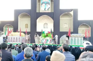 استقبال شهدای گمنام شهرستان تفت