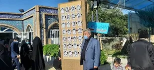 مراسم روز ملی شهدای دانشجو در یادمان شهدای هویزه با حضور رئیس سازمان بسیج اساتید کشور برگزار شد