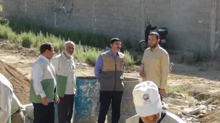 بازدید سازمان بسیج پیشکسوتان جهاد و شهادت سپاه فجراستان فارس از اردوی جهادی