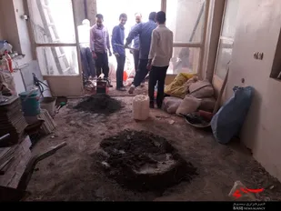 خدمت رسانی گروه های جهادی شهر درچه