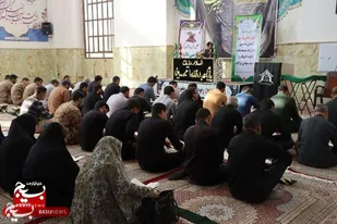 جلوه ای از ارادت بسیجیان و پایوران به امام زاده محمد عابد علیه السلام