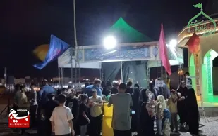 موکب&zwnj;داری عاشقانه نوجوانان بسیجی از عید قربان تا عید غدیر در شهرک الهیه به همت حوزه ۱۱ شهری