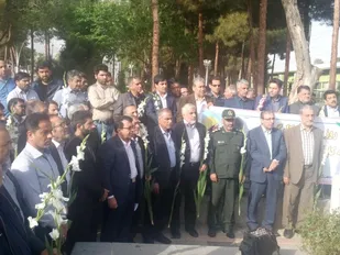 تجدید میثاق کارگران با شهدا درآستانه روز کارگر/یادواره شهید علی رضائیان تالحظاتی دیگر آغاز خواهد شد