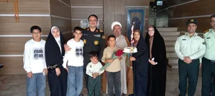 فرزندان سبزپوشان به دیدار فرمانده ارشد انتظامی خراسان رضوی رفتند