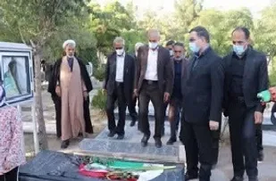 کلنگ&zwnj;زنی احداث یادمان شهدای گمنام سلفچگان