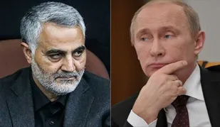 ملاقات تاریخی حاج قاسم با پوتین/نقش سردار سلیمانی در مبارزه با تروریسم