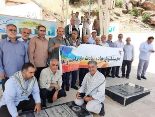 حضور پیشکسوتان سپاه ناحیه زنجان در اردوی راهیان نور  + تصاویر