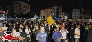 تجمع پرشور مردم مشهد در حمایت از نیروی&zwnj;های مسلح و بشارت فتح