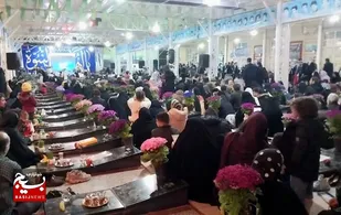 برگزاری مراسم تحویل سال در گلزار شهدای شهرستان ملارد