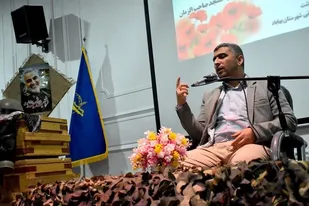 سومین سالگرد شهادت سردار سلیمانی در بهاباد برگزار شد