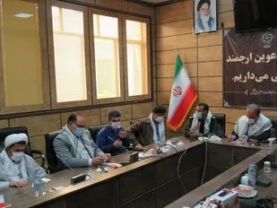 مراسم تکریم ومعارفه فرمانده حوزه شهرداری ناحیه مرکزی یزد