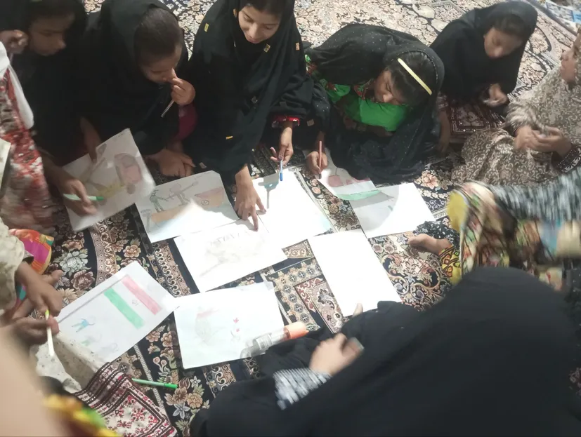 مسابقات نقاشی کودکان در پایگاه حدیث برگزار شد