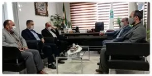 دیدار مسول سازمان بسیج ادارات و کارمندان سمنان با مدیریت امور شعب بانک توسعه تعاون استان