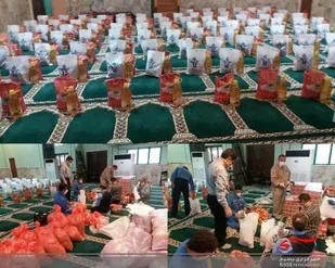 توزیع ۶۰۰ بسته معیشتی از سوی پتروشیمی خراسان شمالی