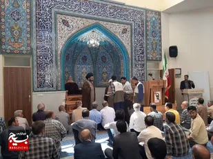 گرامیداشت جهادگران عرصه سازندگی در شهر بهارستان + تصاویر