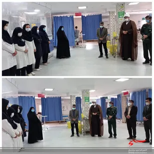 بازدید فرمانده سپاه شیروان از بیمارستان امام خمینی(ره) شیروان