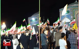 اقتدار مردم بندر هندیجان با اجتماع حماسی در موج ۱۳۰ به یادرهبرشهید