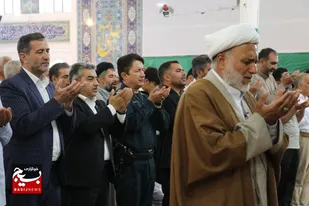 طنین وحدت و شکوه بندگی نماز عید قربان در تربت&zwnj;جام از نگاه بسیج